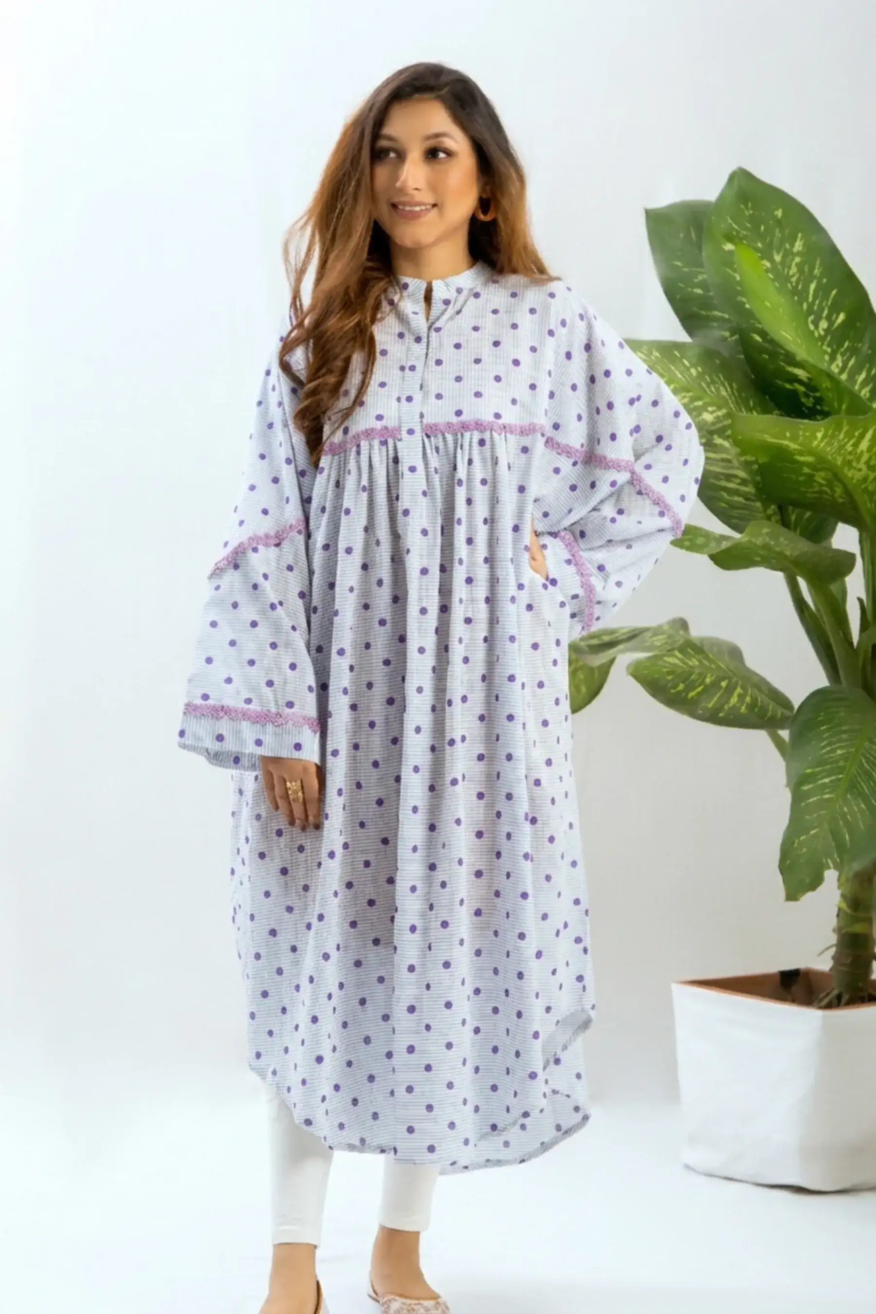 Batwing ABAYA - Lavender