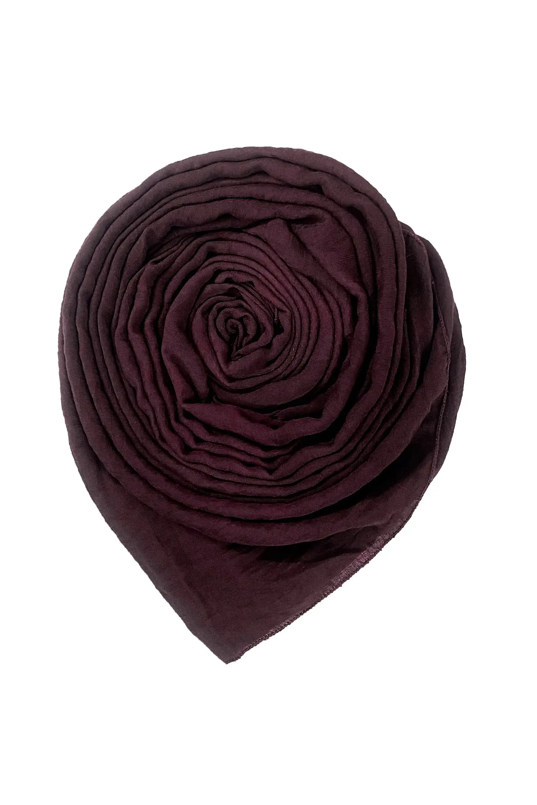 Plum – Cheese Cotton Scarf