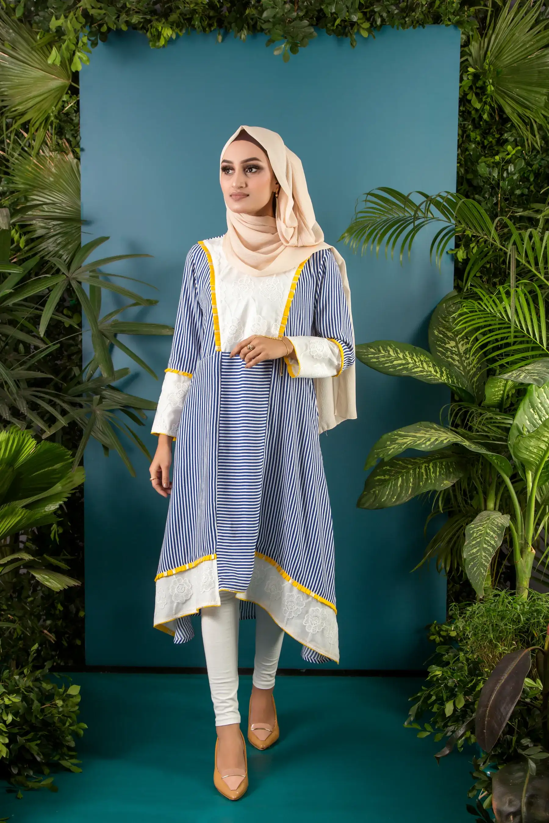 Stripe Tunic - WHITE