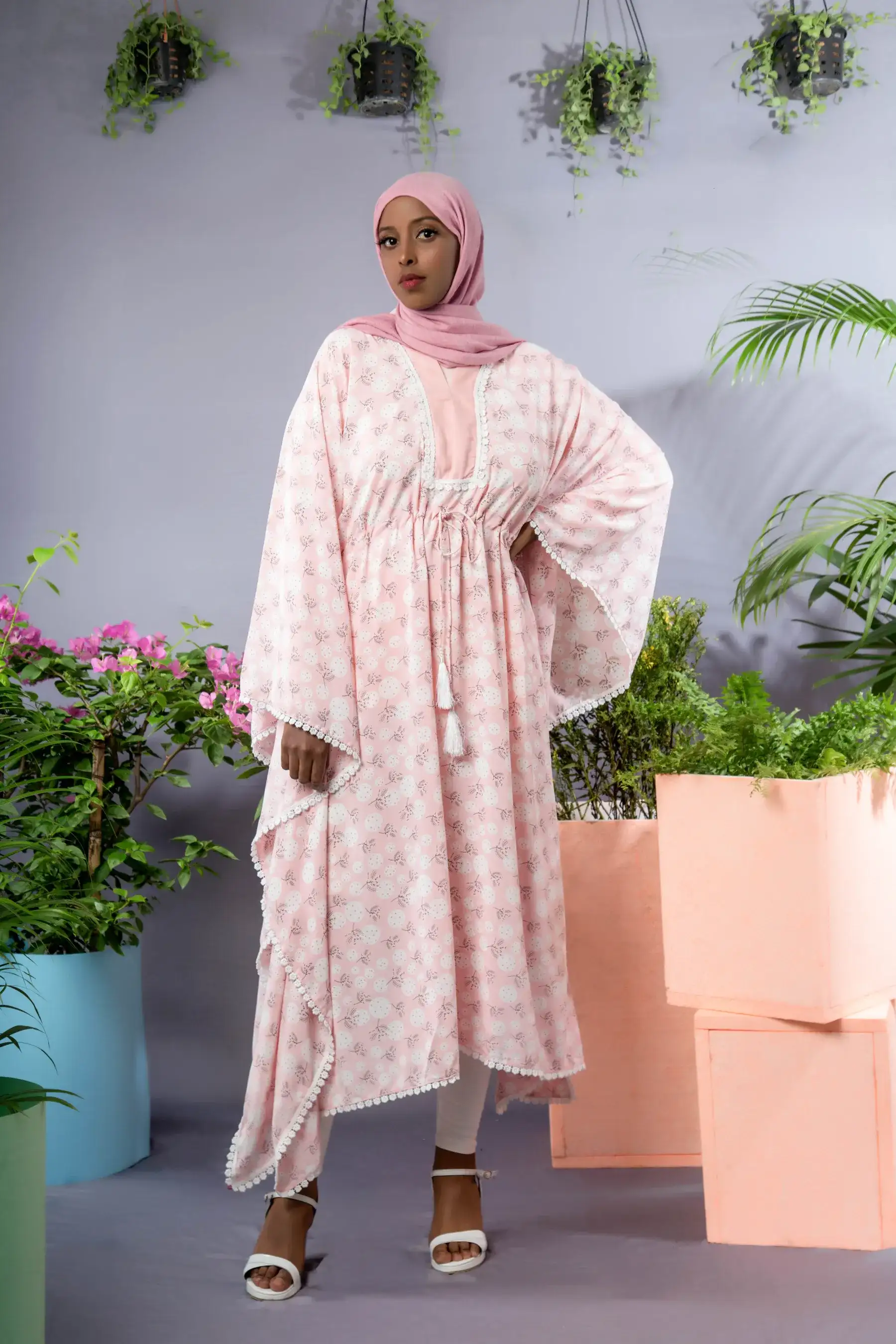 Monsoon kaftan - PINK