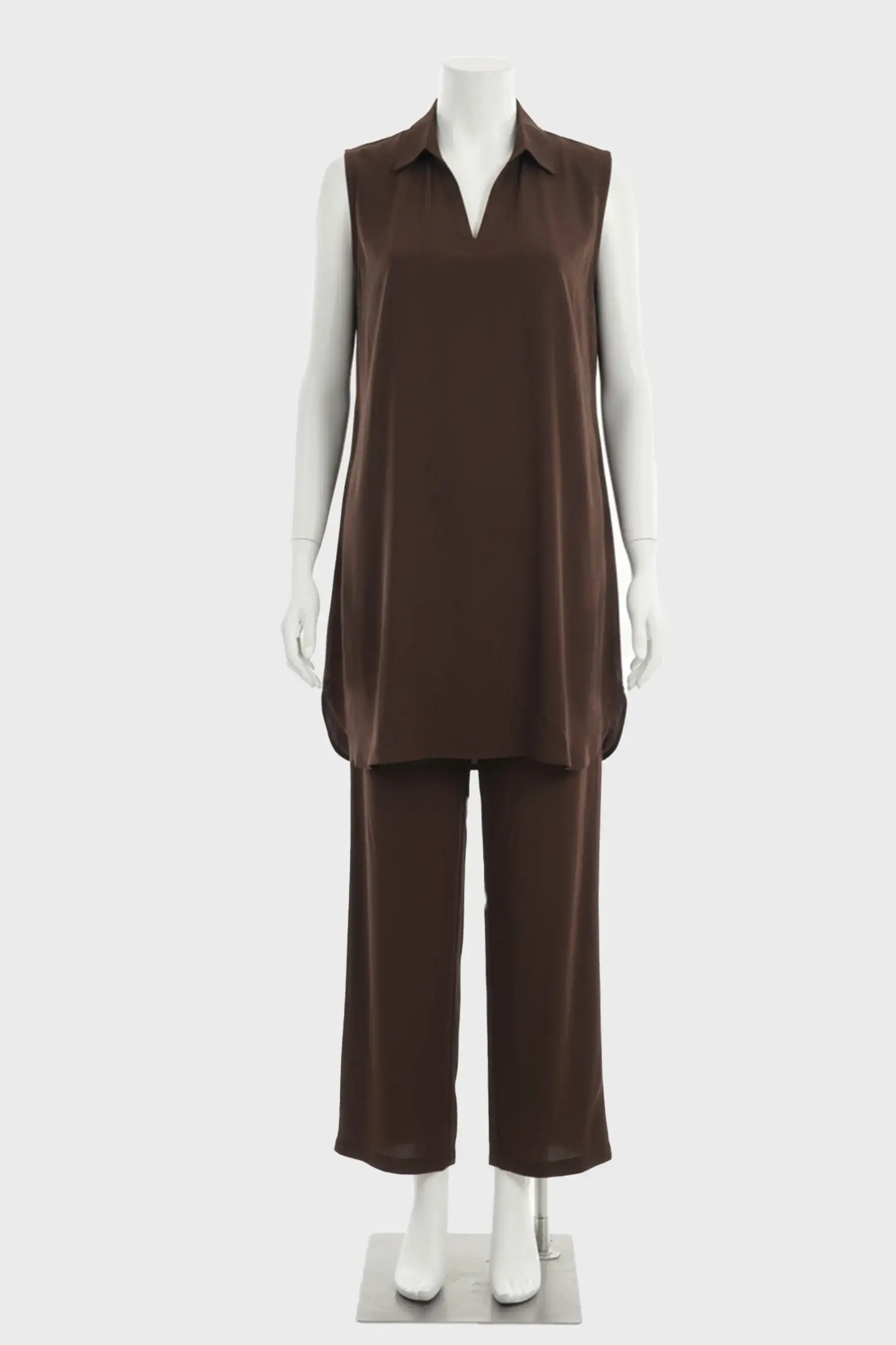 Sleeveless Co – Ord – Coffee
