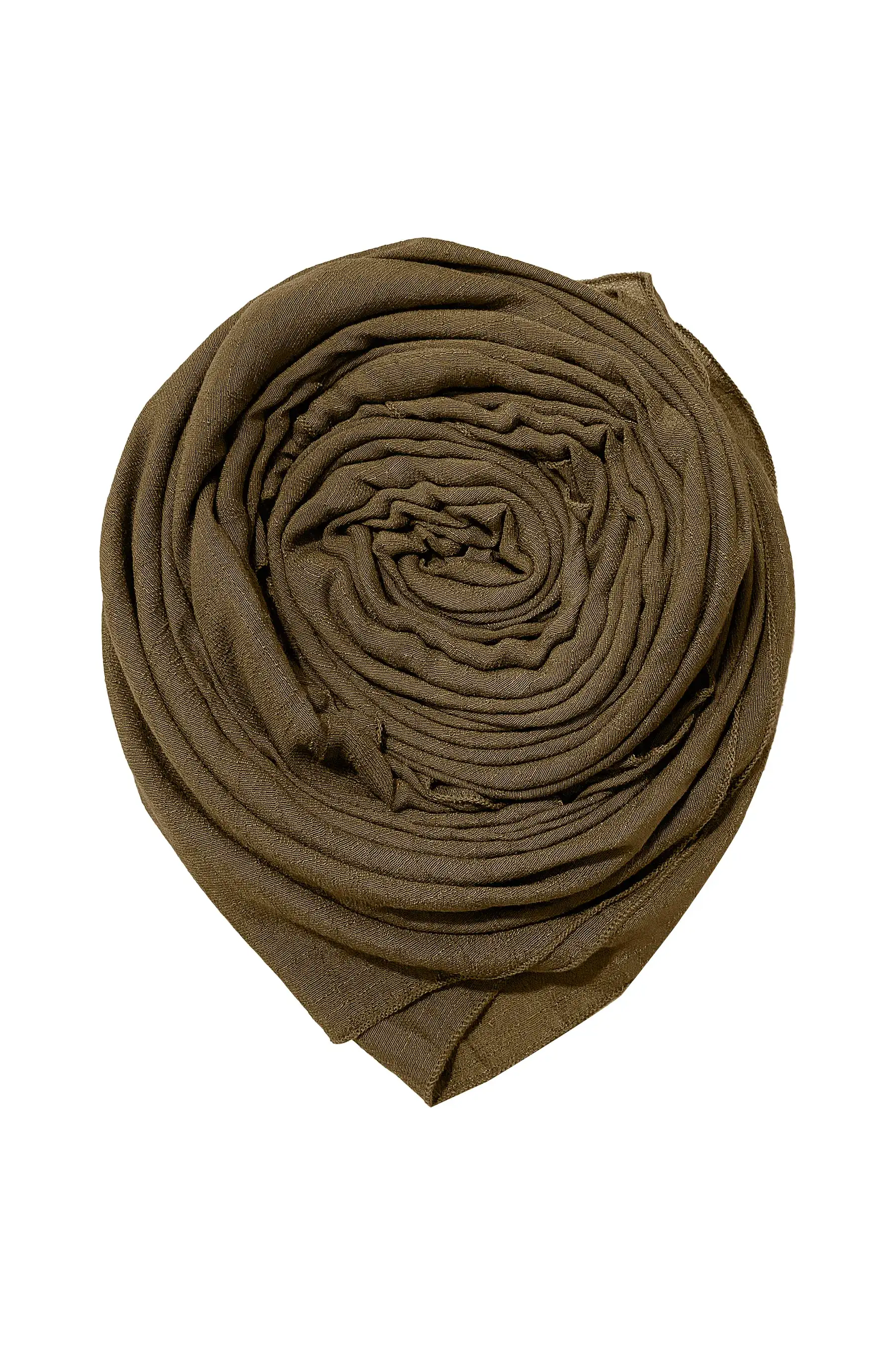 Cheese Cotton Scarf - Cocoa