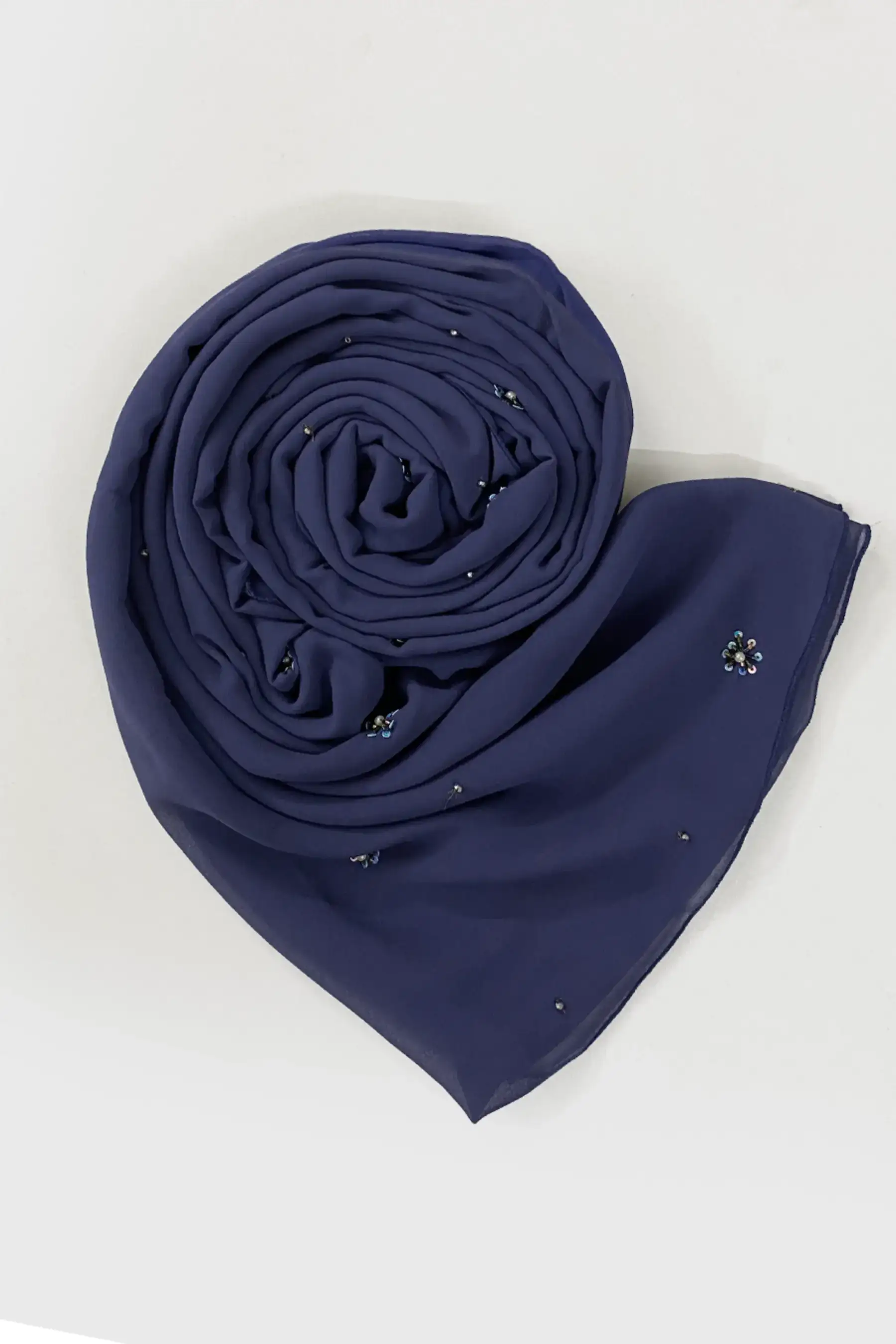Beadsy scarf- Blue