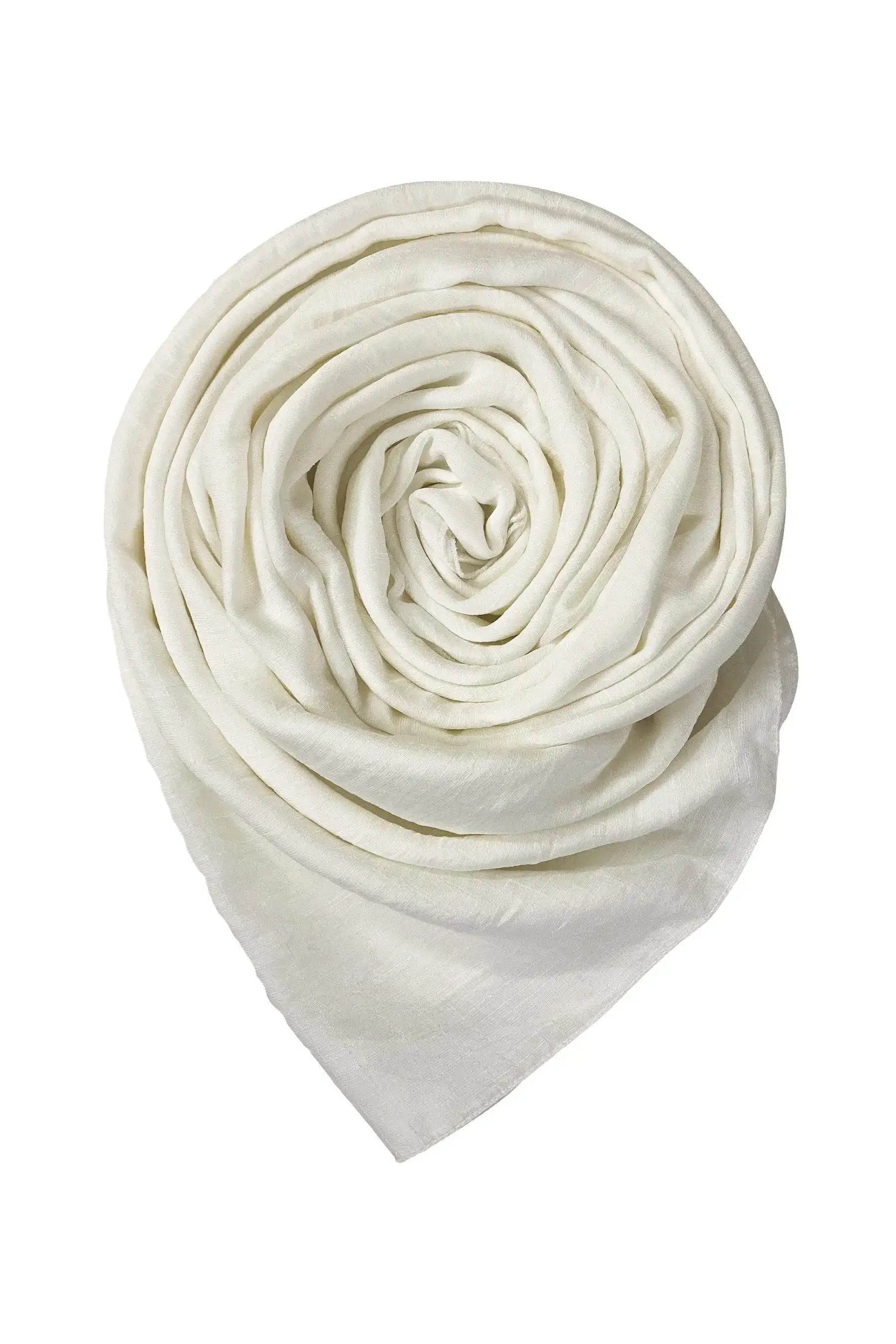 White – Cheese Cotton Scarf