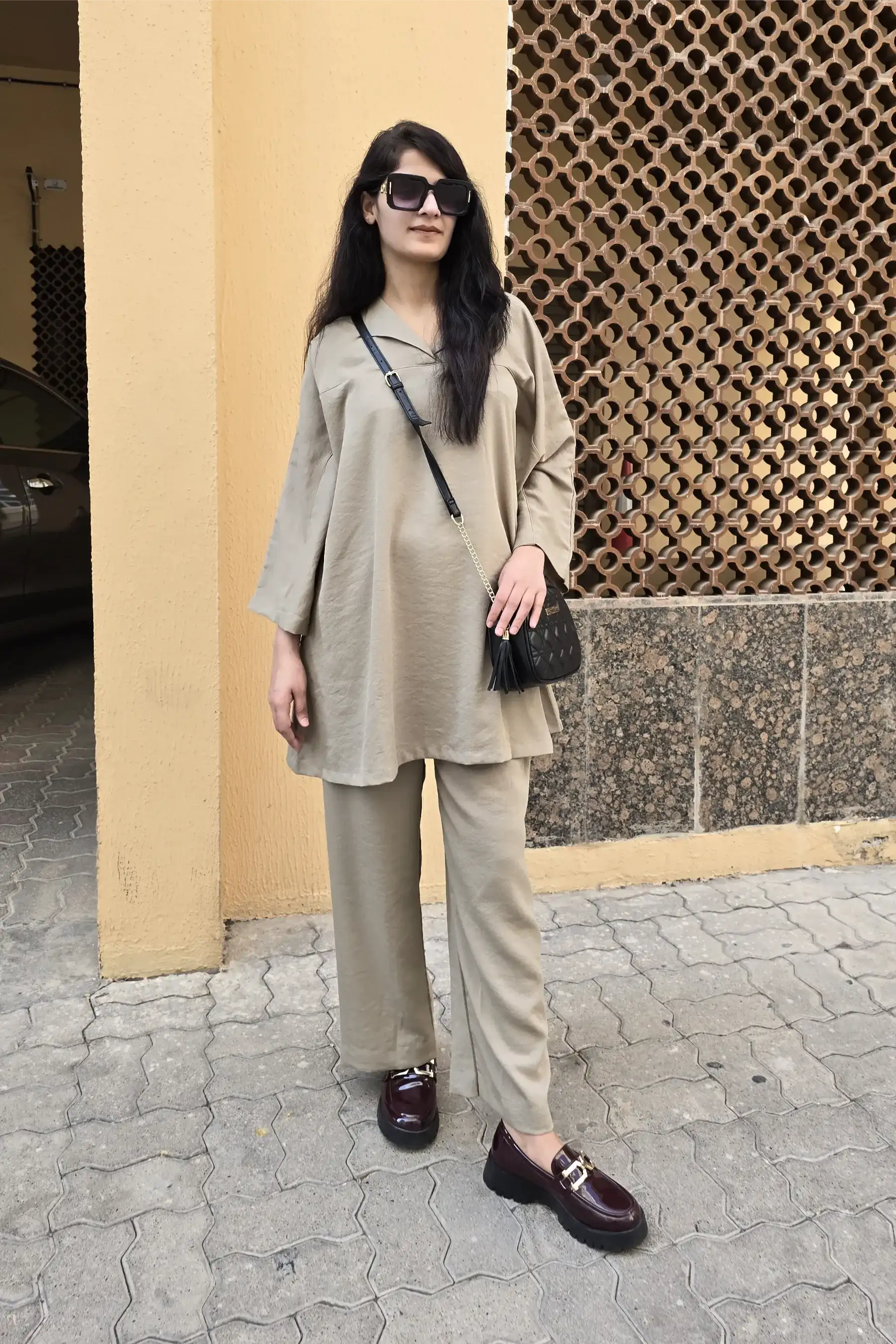 Travel Co-Ord – Beige