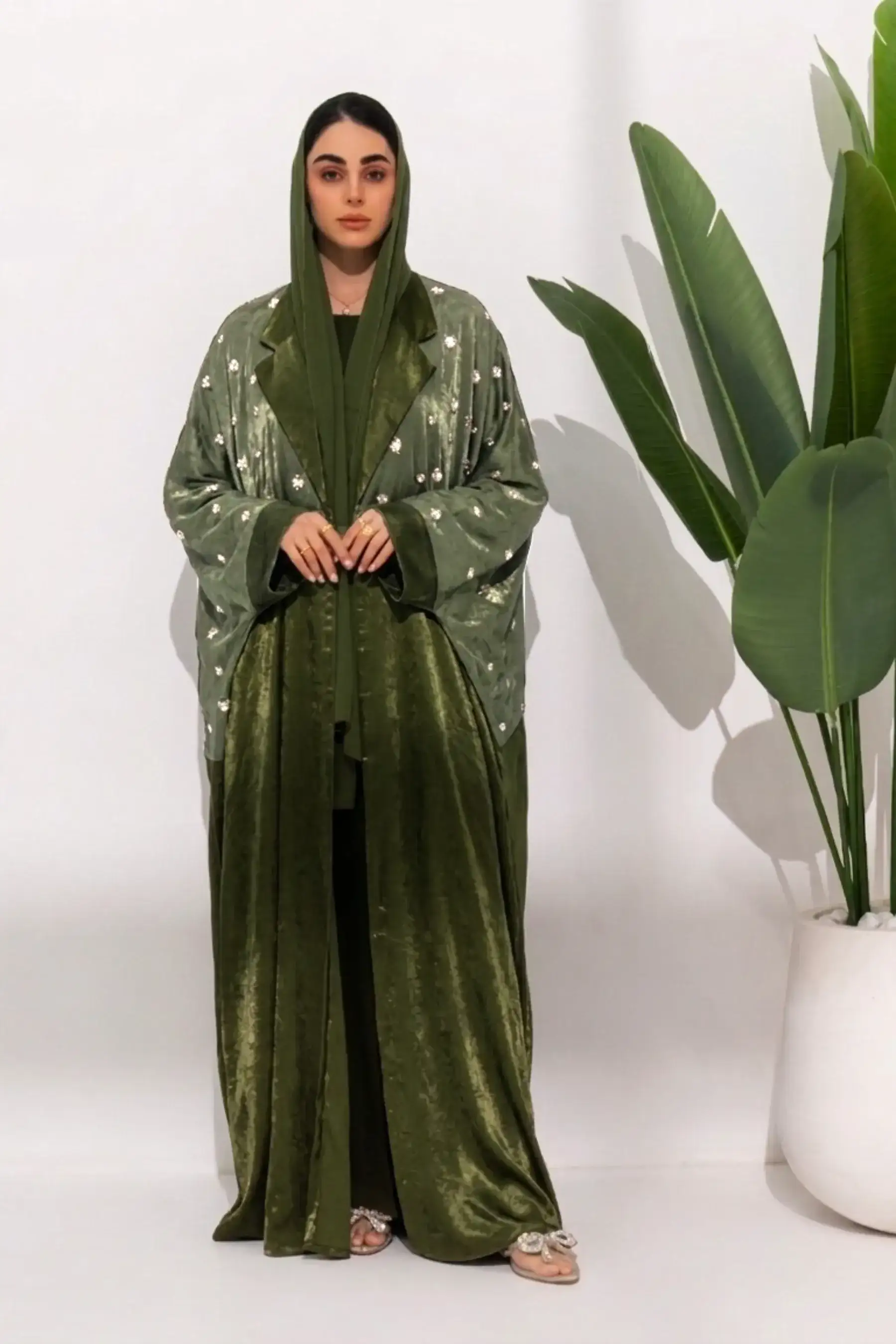 RAYA KNOT - Moss green