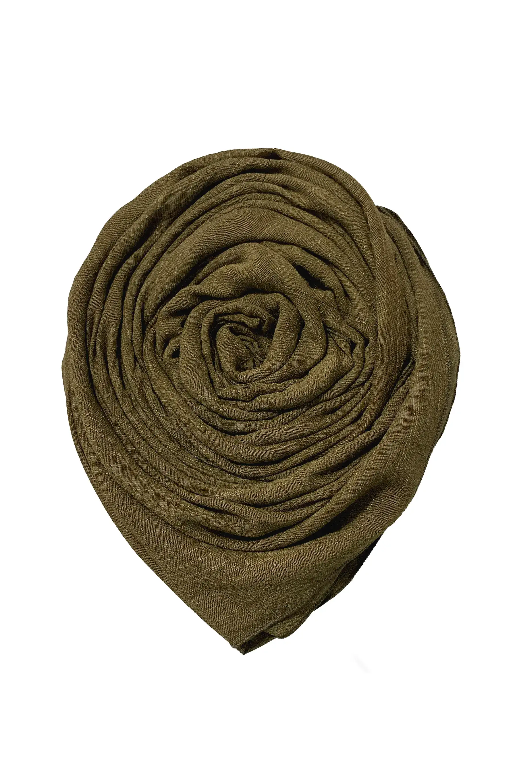 Cheese Cotton Scarf - Dark Coffee