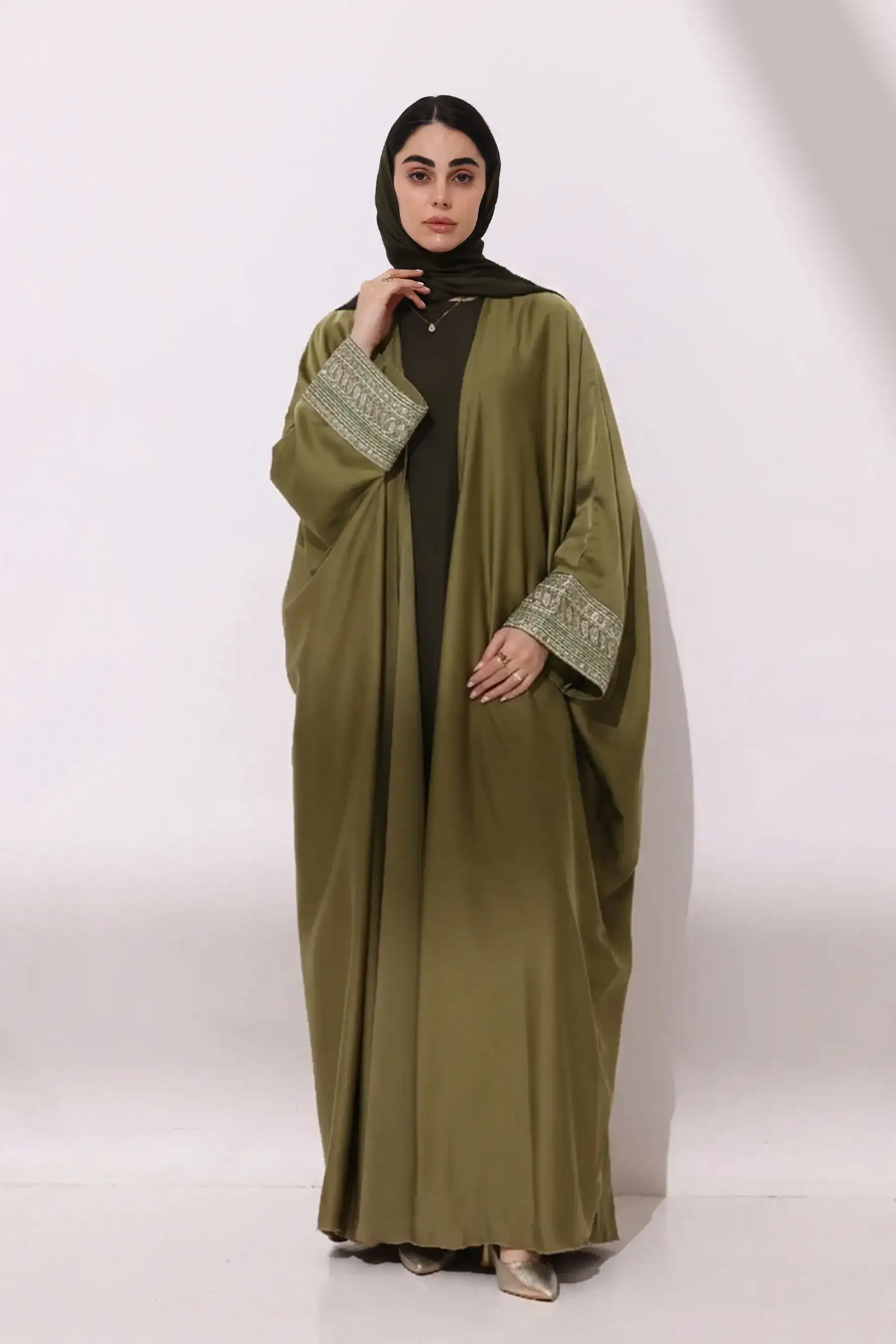 Nisa Knot - Moss Green