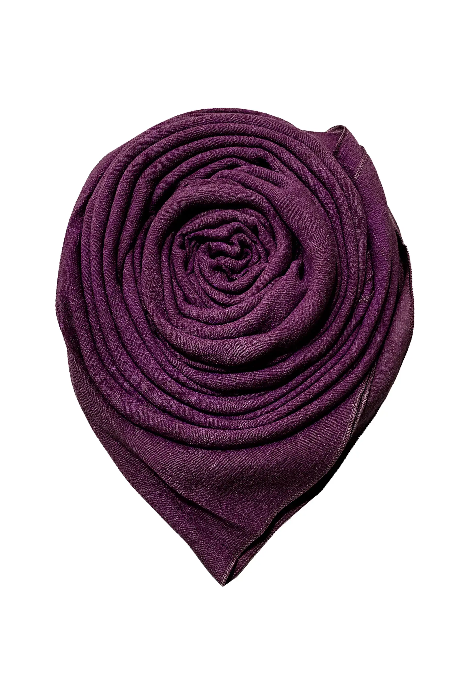 Cheese Cotton Scarf - Purple