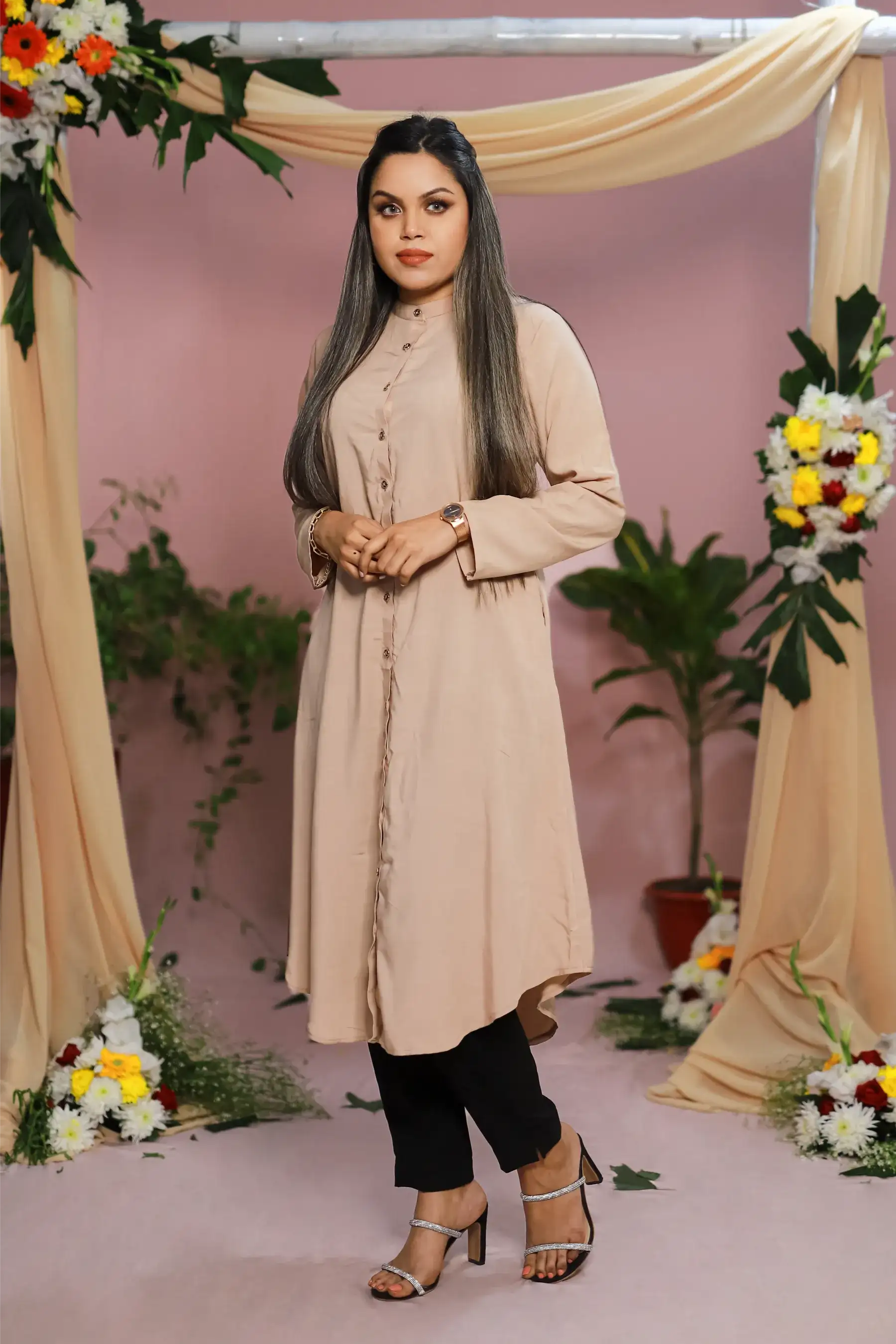 Casual shirt - BEIGE