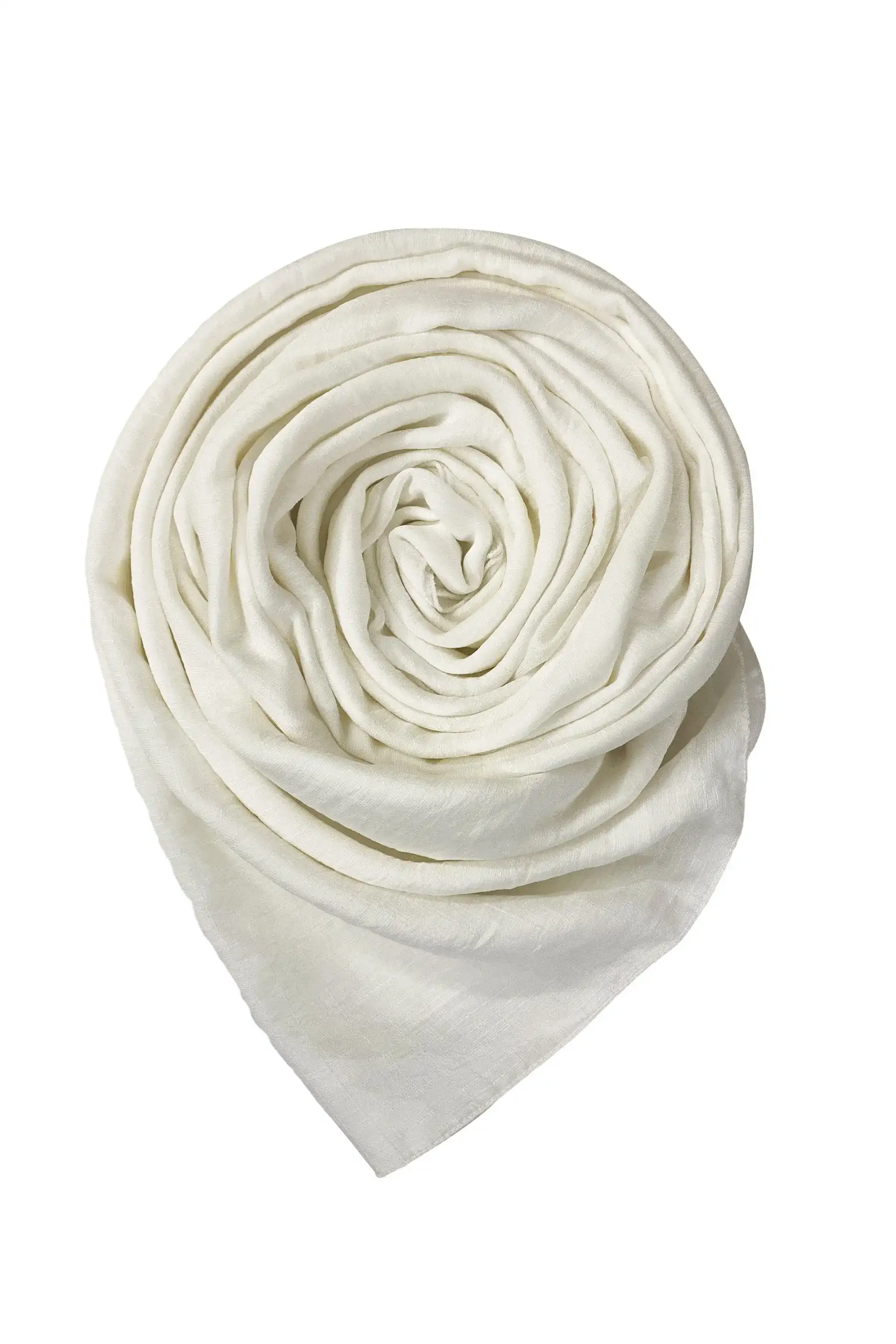 White – Cheese Cotton Scarf